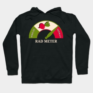 Rad Meter Funny Dad Joke Radish Gift Hoodie